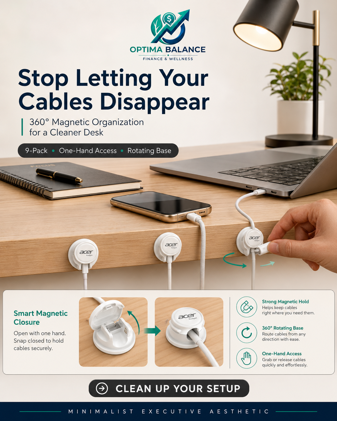 acer cable clips