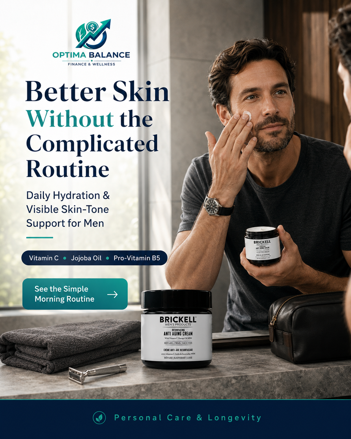 brickell men’s resurfacing anti aging face cream