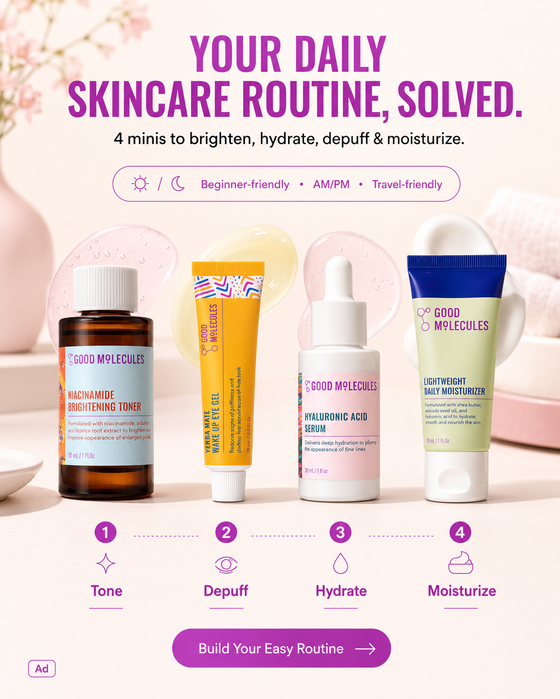 Good Molecules Daily Essentials good molecules the daily essentials set