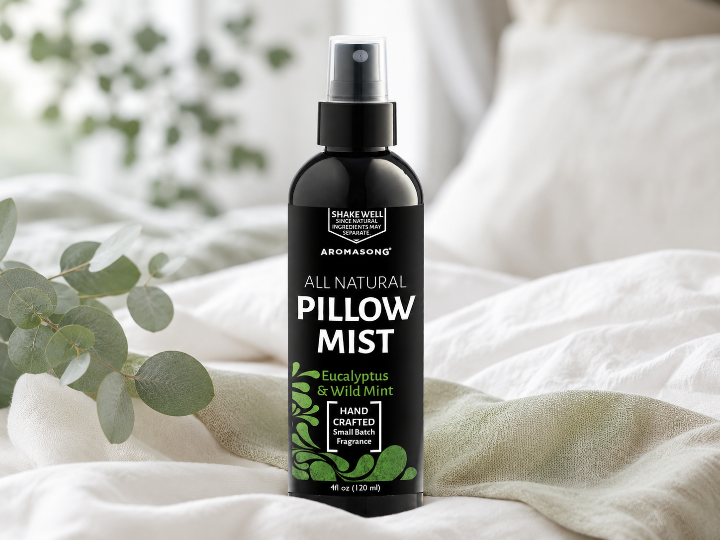 pd aromasong eucalyptus pillow spray