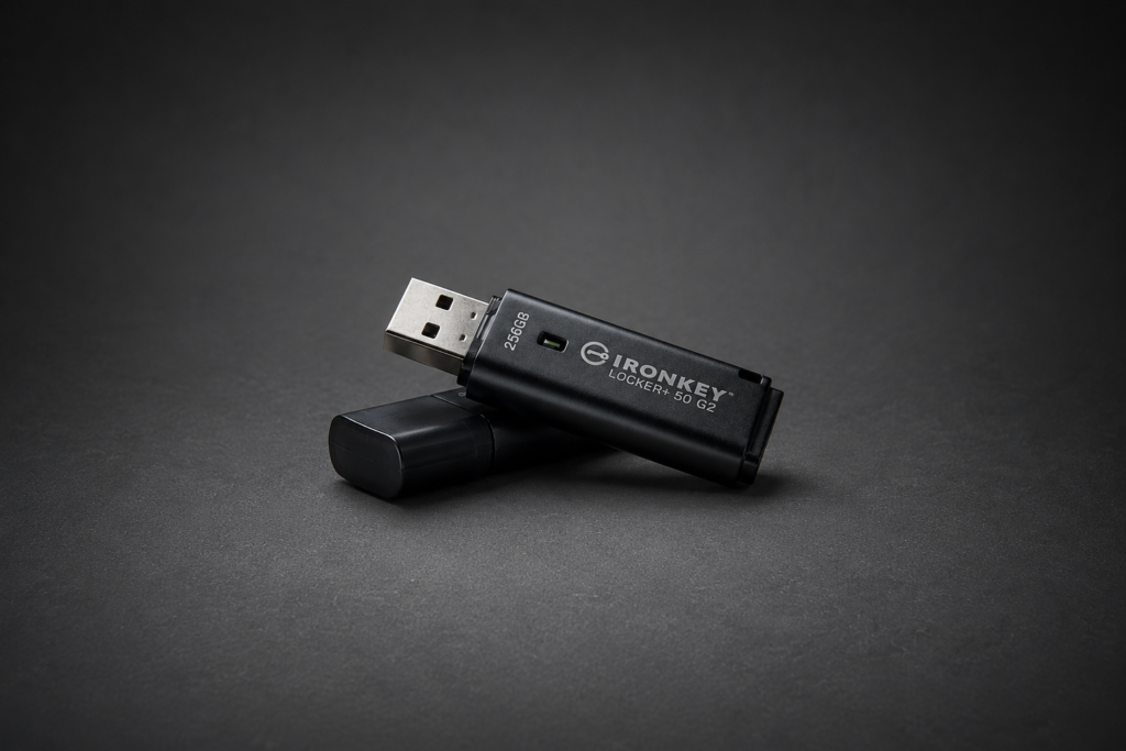 pd kingston ironkey locker+ encrypted usb drive