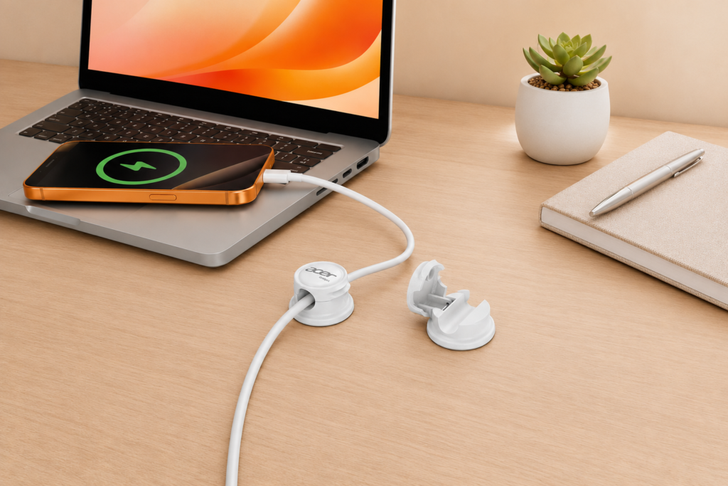 pd acer rotatable cable clips