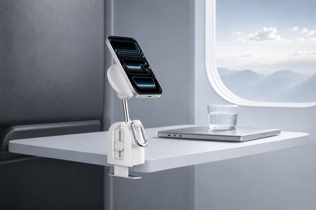 pd iottie treker magnetic airplane phone holder