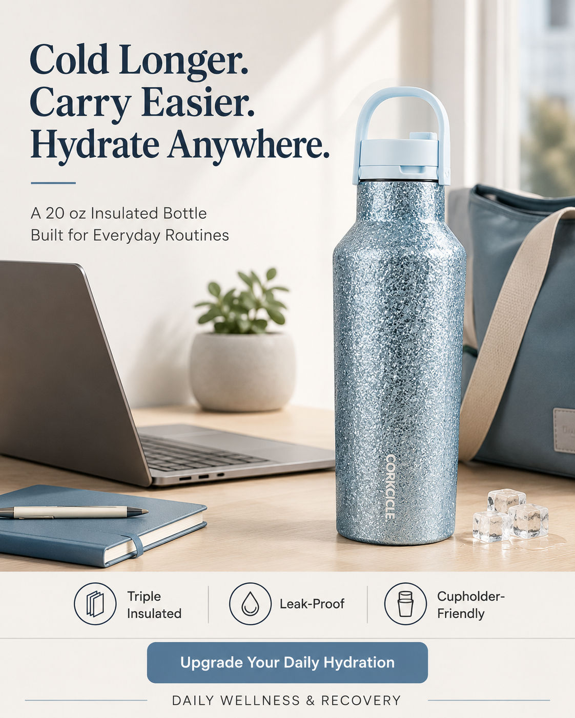 Corkcicle Sport Canteen corkcicle classic sport canteen 20 oz — ice breaker