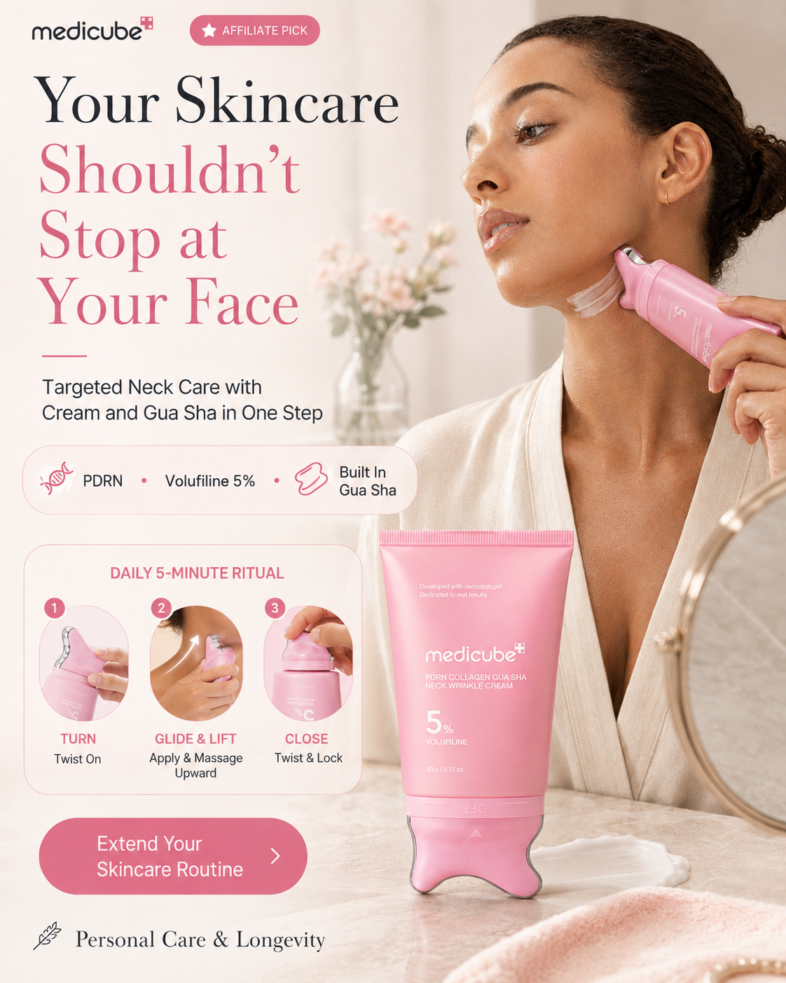 medicube neck wrinkle cream
